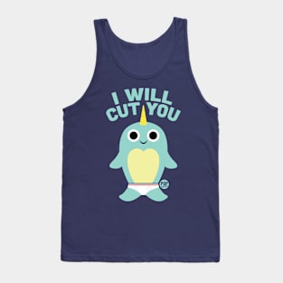 CUT YOU NARWHAL Tank Top